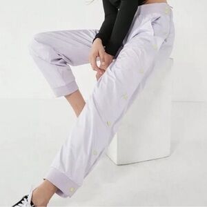 Urban Outfitters Starter Black Label Lavender Women's Snap Track Pants Medium